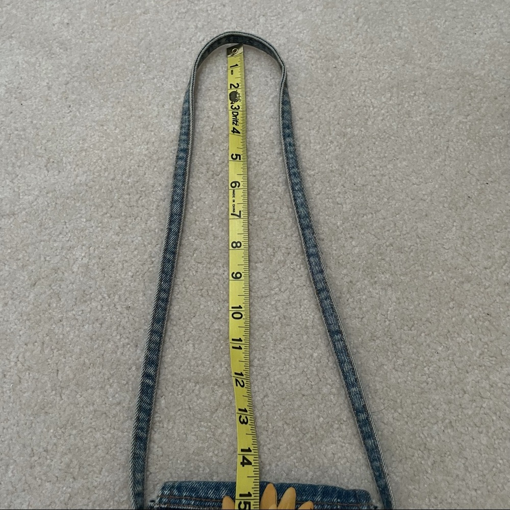 90’s Denim Sunflower Mini Purse - Picture 5 of 8